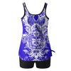 hlysgo Modest Swimsuits for Women 2 Piece Tankini Swimwear Blouson Swim Tank Top with Boyshorts 2025 Athletic Bathing Suits view 3