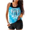 hlysgo Modest Swimsuits for Women 2 Piece Tankini Swimwear Blouson Swim Tank Top with Boyshorts 2025 Athletic Bathing Suits view 1