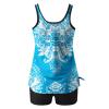 hlysgo Modest Swimsuits for Women 2 Piece Tankini Swimwear Blouson Swim Tank Top with Boyshorts 2025 Athletic Bathing Suits view 3