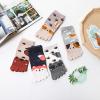 Pursuestar 2 Pairs Five Finger Toe Socks Athletic Running Casual Cartoon Animal Split Socks for Kids Girls Boys 3-12 Years view 3