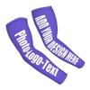 KOALEIU Elastic Arm Sleeve Custom Arm Sleeves with Name Photo, Personalized UV Sun Protection Customize Sports Sleeves for Men Women, SlateBlue view 2