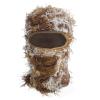 Ezovino Distressed Balaclava Ski Mask, Knitted Full Face Mask for Men/Women Brown view 1