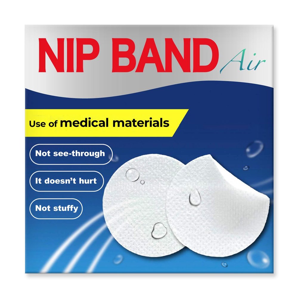 CONYCONY Mens Nipple Tape 60Pcs(30Pairs) Sticky Clear Pads Invisible Chest Cover Support for Running Jogging Marathon Muscle Training Sports Fitness and Everyday Use (60, White)