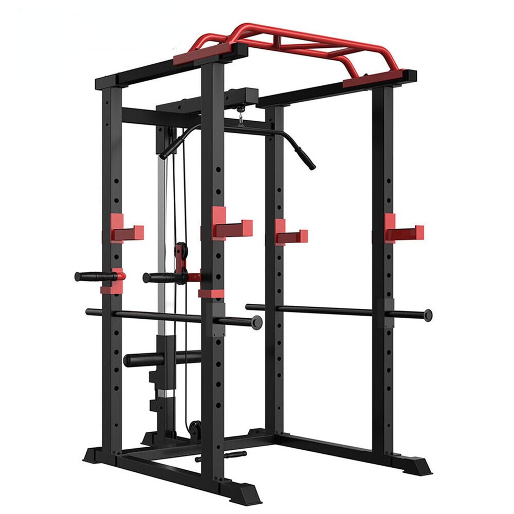 PRODC Power Cage Squat Rack Stands Gym Equipment 1000-Pound Capacity Exercise Olympic