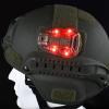 NECARL Tactical IR Helmet Light 4 Modes with Red + White LED + IR Strobe/Constant, Airsoft Survival Signal Identification Lamp for Fast Wendy and More Helmets view 2