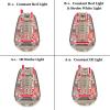 NECARL Tactical IR Helmet Light 4 Modes with Red + White LED + IR Strobe/Constant, Airsoft Survival Signal Identification Lamp for Fast Wendy and More Helmets view 3
