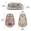 NECARL Tactical IR Helmet Light 4 Modes with Red + White LED + IR Strobe/Constant, Airsoft Survival Signal Identification Lamp for Fast Wendy and More Helmets view 4