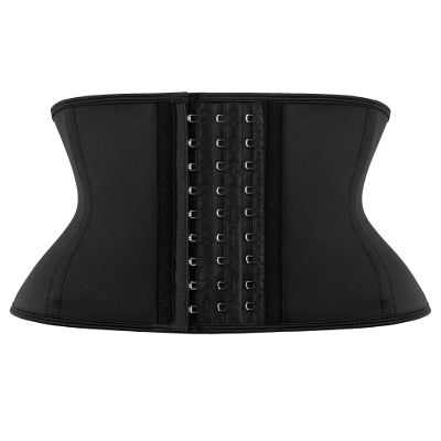LUXURY-VITA 7" Short Torso Waist Trainer for Women Corset Body Shaper Cincher Trimmer Girdle With Adjustable Hooks Fajas Colombianas