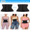 LUXURY-VITA 7" Short Torso Waist Trainer for Women Corset Body Shaper Cincher Trimmer Girdle With Adjustable Hooks Fajas Colombianas view 4