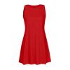 NaRHbrg Summer Dresses for Women Casual Tshirt Sundress Boho Tank Dress Casual Sleeveless Swing Cover Up Dress with Pockets view 3