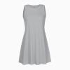 NaRHbrg Women's Spaghetti Strap Maxi Dress Cutout Backless Sundress Gray view 1