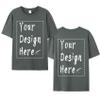 Customized Zone Custom Unisex T-Shirt for Men and Women Add Poto Text on Front and Back Personalized Your Own Design Tee Deep Grey view 1