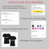 Customized Zone Custom Unisex T-Shirt for Men and Women Add Poto Text on Front and Back Personalized Your Own Design Tee Deep Grey view 3