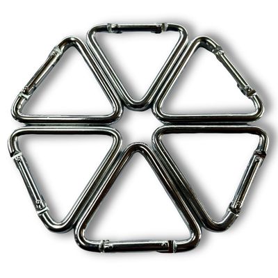 THE SILENCER 4 Pack - Heavy Bag Replacement Ring, Punching Bag Ring, Carabiner for Heavy Bag