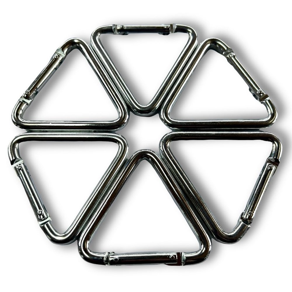 THE SILENCER 4 Pack - Heavy Bag Replacement Ring, Punching Bag Ring, Carabiner for Heavy Bag