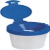 BRUNNEN Water Cup with Lid, Blue view 3