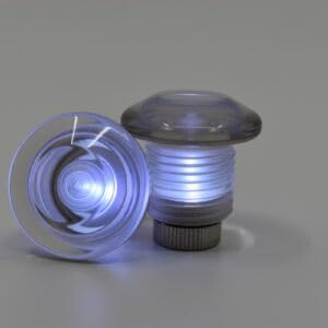 Jammerz Shortz Colored Lighted Toe/Jam Plugs (Smoke, Standard 5/8 Threads)