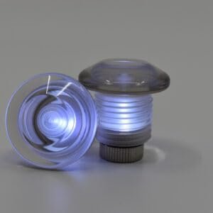 Jammerz Shortz Colored Lighted Toe/Jam Plugs (Smoke, Standard 5/8 Threads)