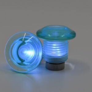Jammerz Shortz Colored Lighted Toe/Jam Plugs (Mint/Teal, Metric M16 X 1.5 Threads)