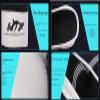 WIVKS Taekwondo Extra Long Arm & Elbow Protectors, Martial Arts Karate Training Football Protective Sleeve Arm Guards Pads Gym Team Match Sparring Gear for Adult Men Women Youth Kids (Large), White view 4