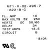 Carling Boat Circuit Breaker MT1-X-02-495-7-A22-B-C | 10 Amp view 4