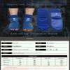 WIVKS Taekwondo Boxing Foot Protector Gear, Martial Arts Training Sparring Instep Guards Muay Thai Kung Fu Tae Kwon Do TKD Feet Gear Support for Men Women Kids (Red,Medium) view 3