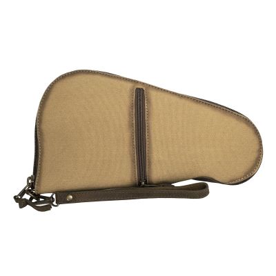 STS Ranchwear Buffalo Creek Durable Waxed Cotton Canvas Shell Protective Carrying Soft Pistol Case - 12.5" W x 7" H