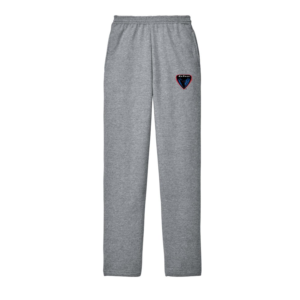 J2 Sport DePaul University Sweats Blue Demons Unisex Sweatpants Apparel Grey