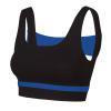 GK All Star Contrast Band Bra Top (Child Sizes) (Royal, CM) view 1