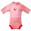 Splash About Happy Nappy Sunsuit, Swimsuit for Babies & Toddlers with Built-in Swim Diaper (Strawberry Field, 12-24 Months) view 1