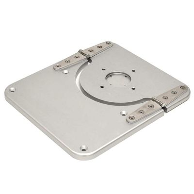 NineFit Basics HCB Yachts Boat Bow Table Pedestal Plate 260006819A | Aluminum