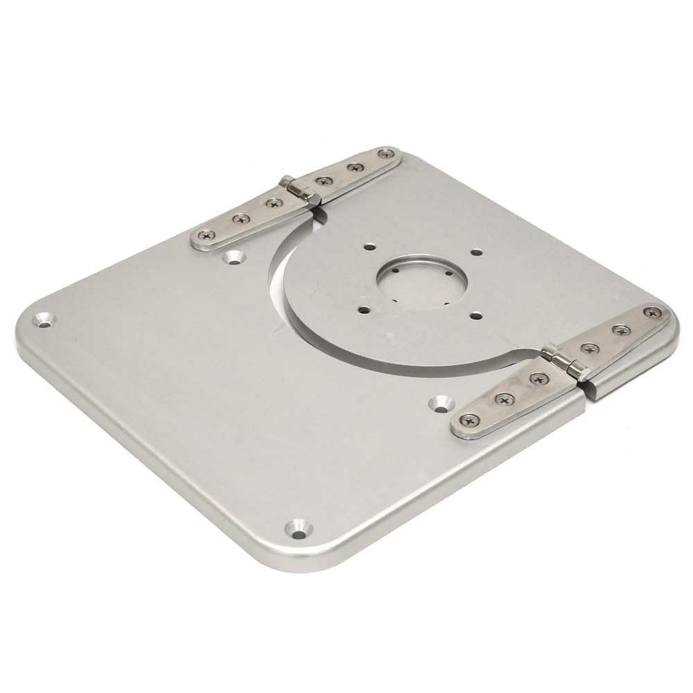 NineFit Basics HCB Yachts Boat Bow Table Pedestal Plate 260006819A | Aluminum