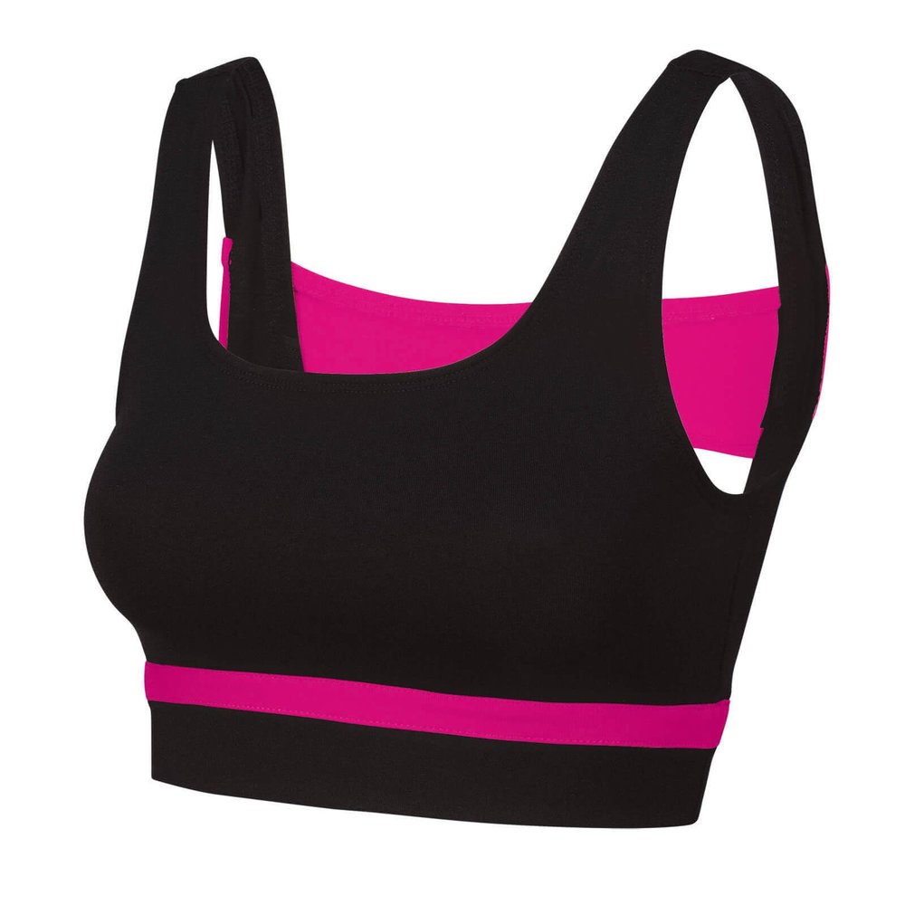 GK All Star Contrast Band Bra Top (Child Sizes) (Berry, CL)