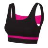 GK All Star Contrast Band Bra Top (Child Sizes) (Berry, CL) view 1