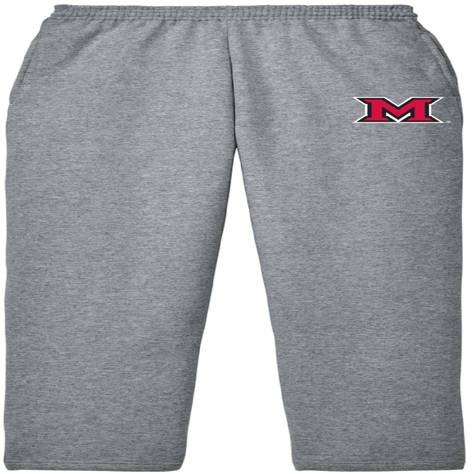 J2 Sport Miami University Sweats Redhawks Unisex Sweatpants Apparel Grey