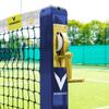 Vermont Square Tennis Posts [ITF Regulation] | 76mm Powder Coated Steel  Optional Ground Sockets (Blue, Without Ground Sockets) view 4