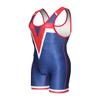Matman USA The U.S.A. Stars Men's Wrestling Singlet (Multicolor, 3X-Large) view 1