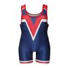 Matman USA The U.S.A. Stars Men's Wrestling Singlet (Multicolor, 3X-Large) view 2