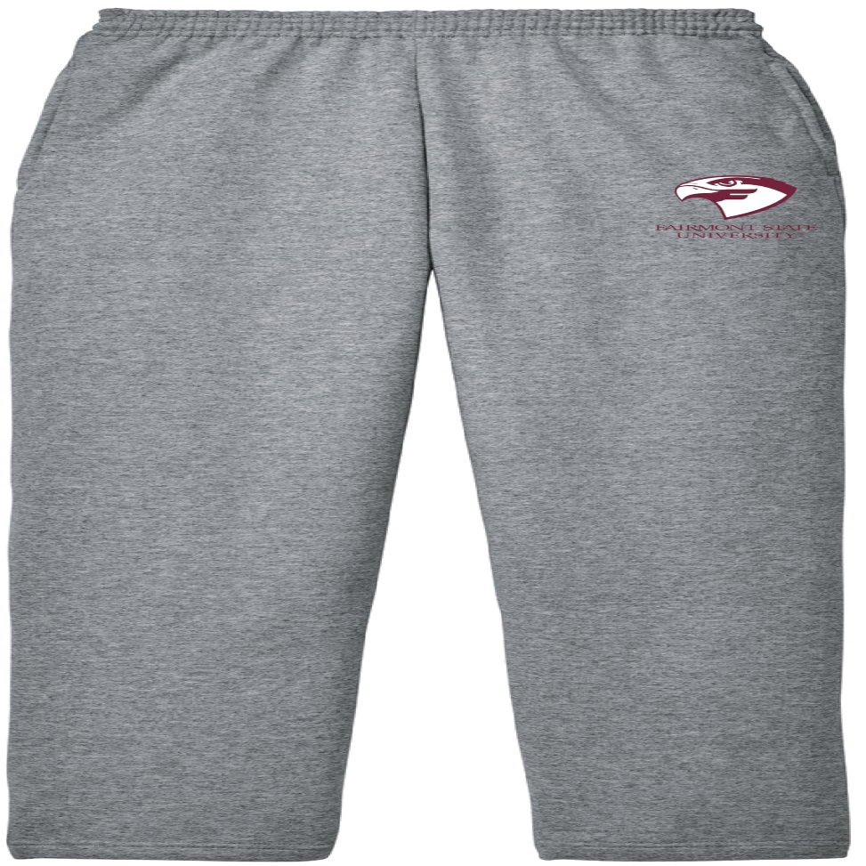 J2 Sport Fairmont State University Sweats Falcons Unisex Sweatpants Apparel Grey