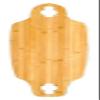 Bamboo Skateboards Longboard Deck - Blank Long Board Deck for Adults and Teens, Plain and Graphic Bamboo Decks (Short Directional Drop Through) view 1