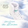 5th Element Grace Ice Skates for Women - Comfortable Figure Skates with Soft Fleece Lining - Stylish Women's Ice Skating Shoes (White/Fleece, 8.0) view 4