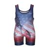 Matman USA The U.S.A. Glory Men's Wrestling Singlet (Multicolor, 6X-Small) view 2