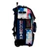 Boombah Superpack Hybrid Rolling Bat Bag - Wheeled & Backpack Version - USA Baseball Flag White/Royal Blue/Red view 2