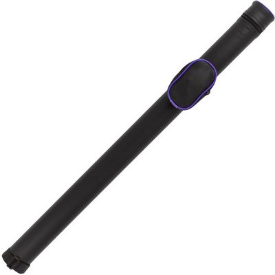 Action ACPRND 1x2 Hard Round Piping Pool Cue Case - Purple