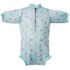 Splash About Happy Nappy Wetsuit, Swimsuit for Babies & Toddlers with Built-in Swim Diaper (Playful Otters, 3-8 Months) view 3