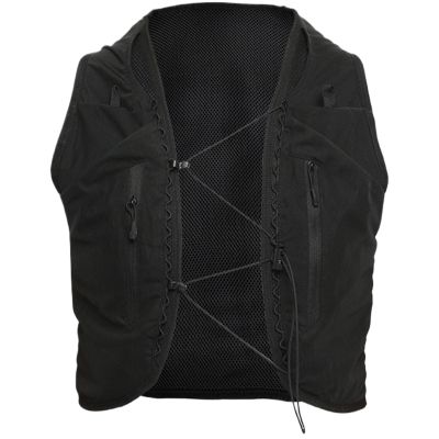 FangDaLe Running Hydration Vest Backpack(Without Bladder) Hydration Vest 12 Pockets Running Vest Women Men Hydration Pack for Outdoor Hiking Biking (L), Large, black