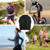 FangDaLe Running Hydration Vest Backpack(Without Bladder) Hydration Vest 12 Pockets Running Vest Women Men Hydration Pack for Outdoor Hiking Biking (L), Large, black view 4
