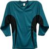 NineFit Basics Youth Hockey Practice Jersey Screen Print and Heat Press Friendly (US, Alpha, Small, Medium, Teal/Black) view 1