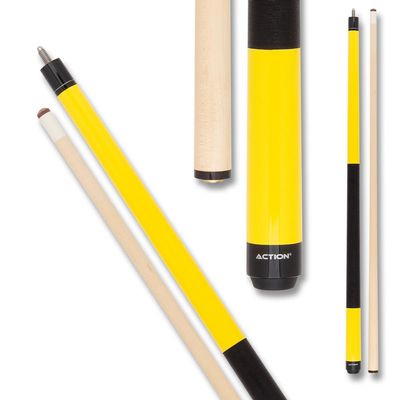 Action Starter COL07 Neon Yellow Pool Cue