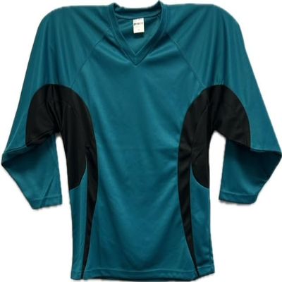 NineFit Basics Youth Hockey Practice Jersey Screen Print and Heat Press Friendly (US, Alpha, Large, X-Large, Teal/Black)